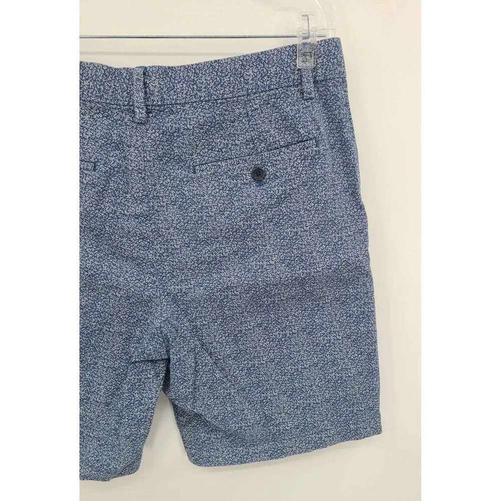 Banana Republic Aiden Men Shorts 34 Preppy Classic Vacation Travel Nautical Blue